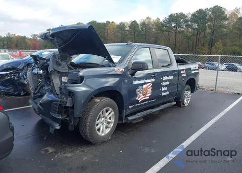 2021 Chevrolet Silverado 1500 4Wd Short Bed Rst из США, поврежденный, VIN 1GCUYEED1MZ193344